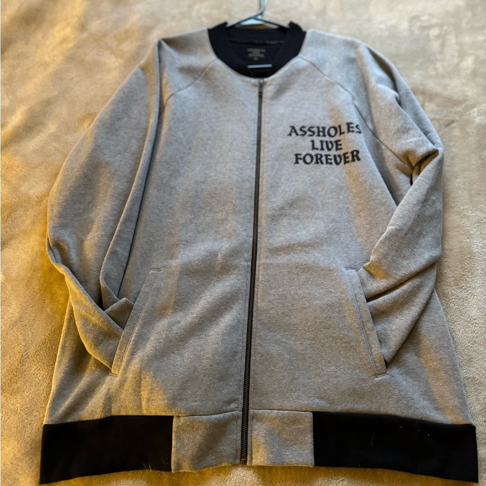 Grey Assholes Live Forever Jacket